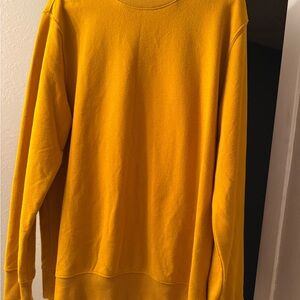 Goodfellow & Co Men's Vibrant Mustard Yellow  Crewneck Sweater